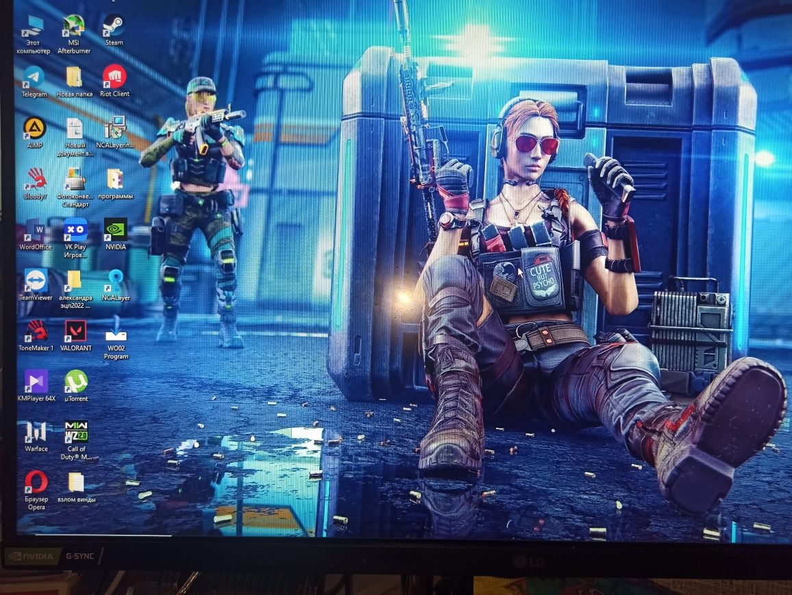 Игровой ПК с монитором