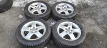 Комплект оригинальных дисков Toyota с шинами 205/60/16Hankook