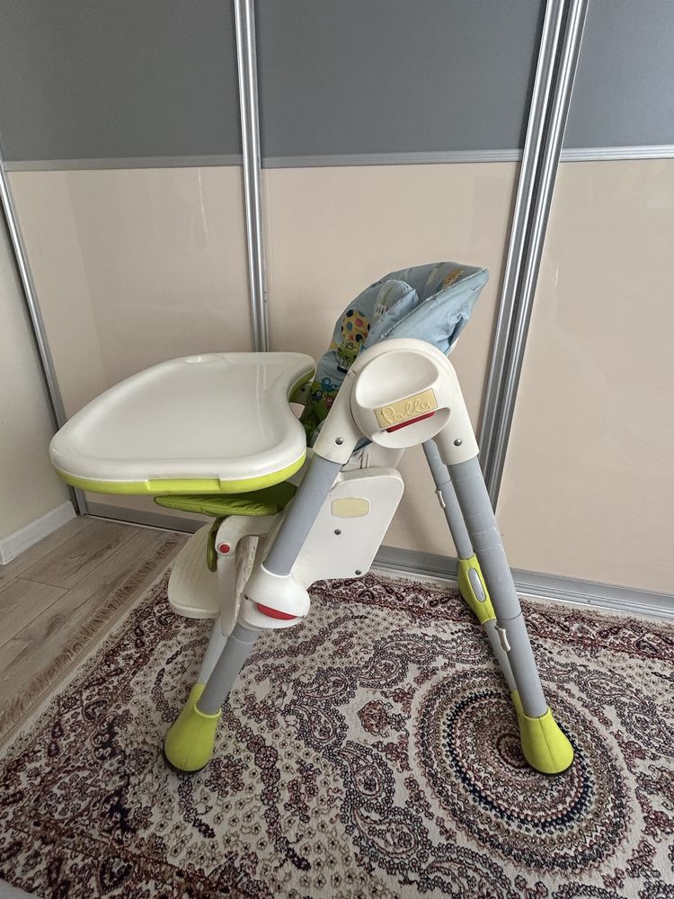 Стульчик для кормления chicco polly 2 в 1