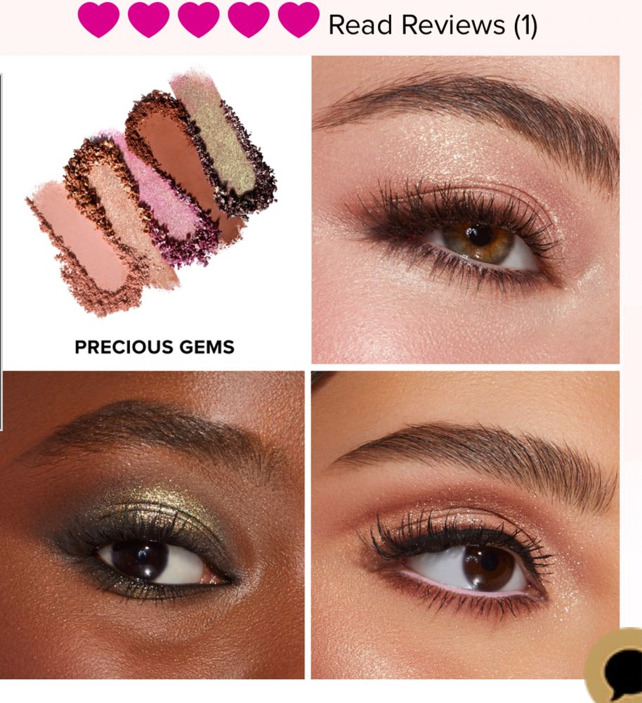 Палетка теней Too Faced Precious Gems Eye Shadow Palette