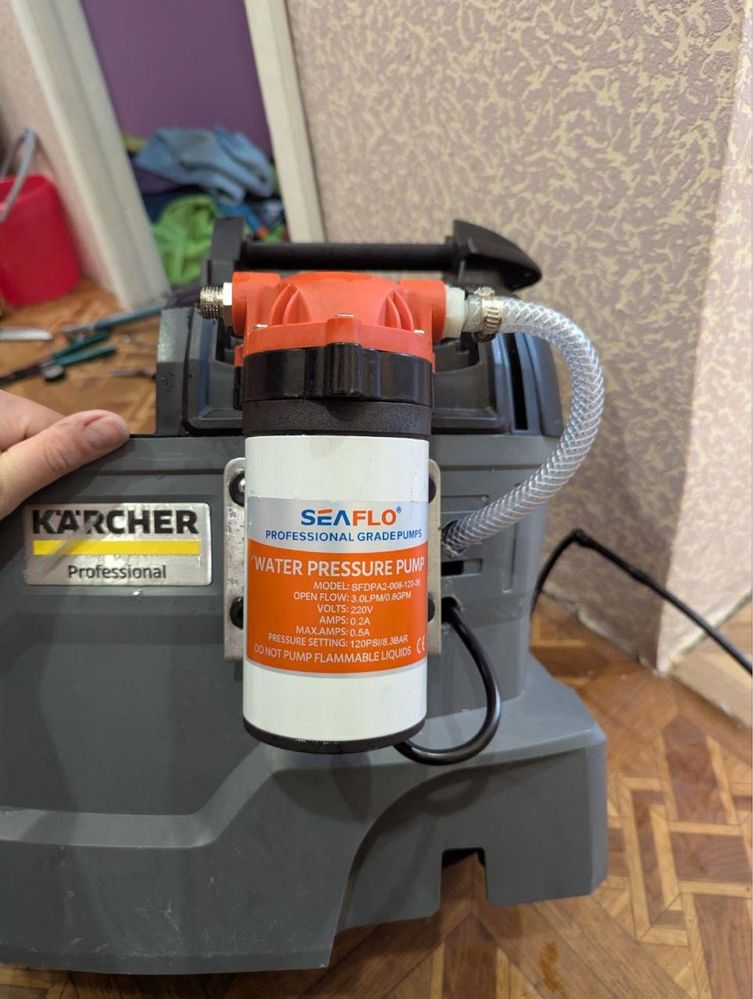 Ремонт karcher puzzi 10/1, sabrina sw15