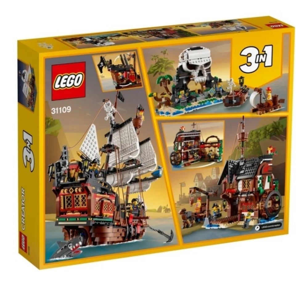 Lego 31109 Пиратский корабль (оригинал)
