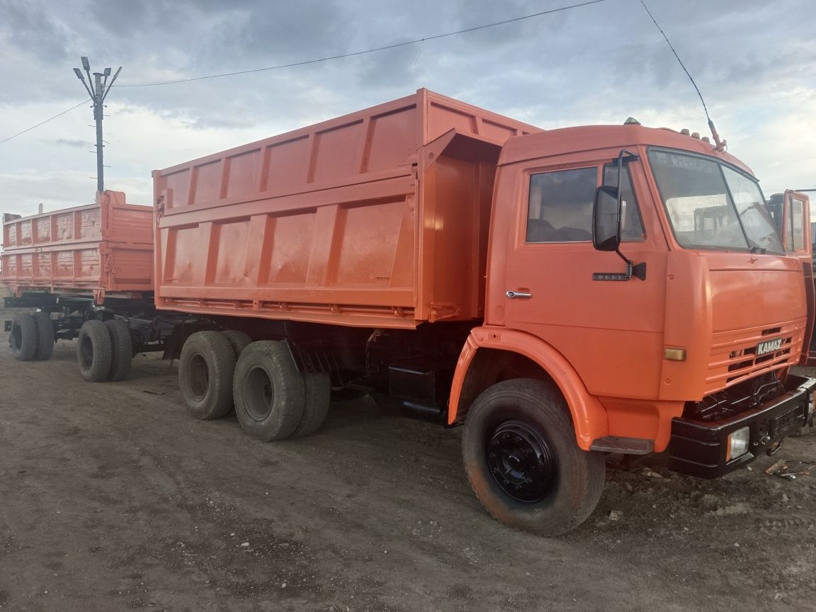 Продам КамАЗ 3-х сторонник с прицепом