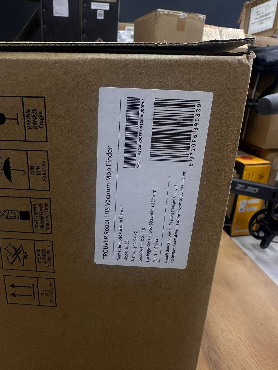 Распродажа! НОВЫЙ! Робот-пылесос TROUVER Robot LDS Vacuum Mop RLS3