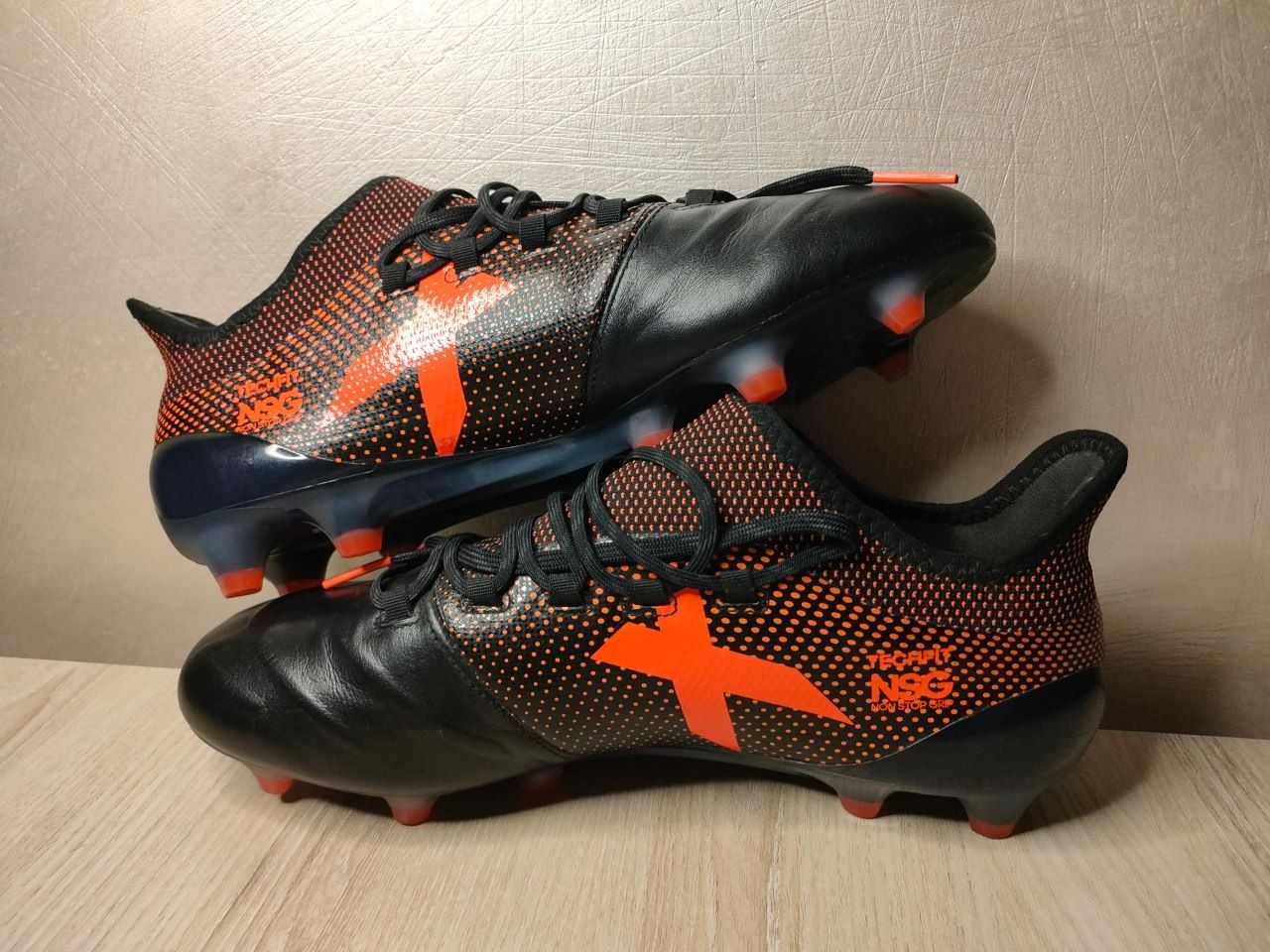 Adidas X 17.1 leather FG р-р 44, 44.5