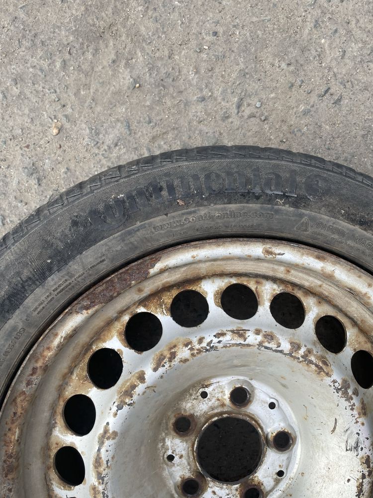 Диск с резиной continental 205/55/16