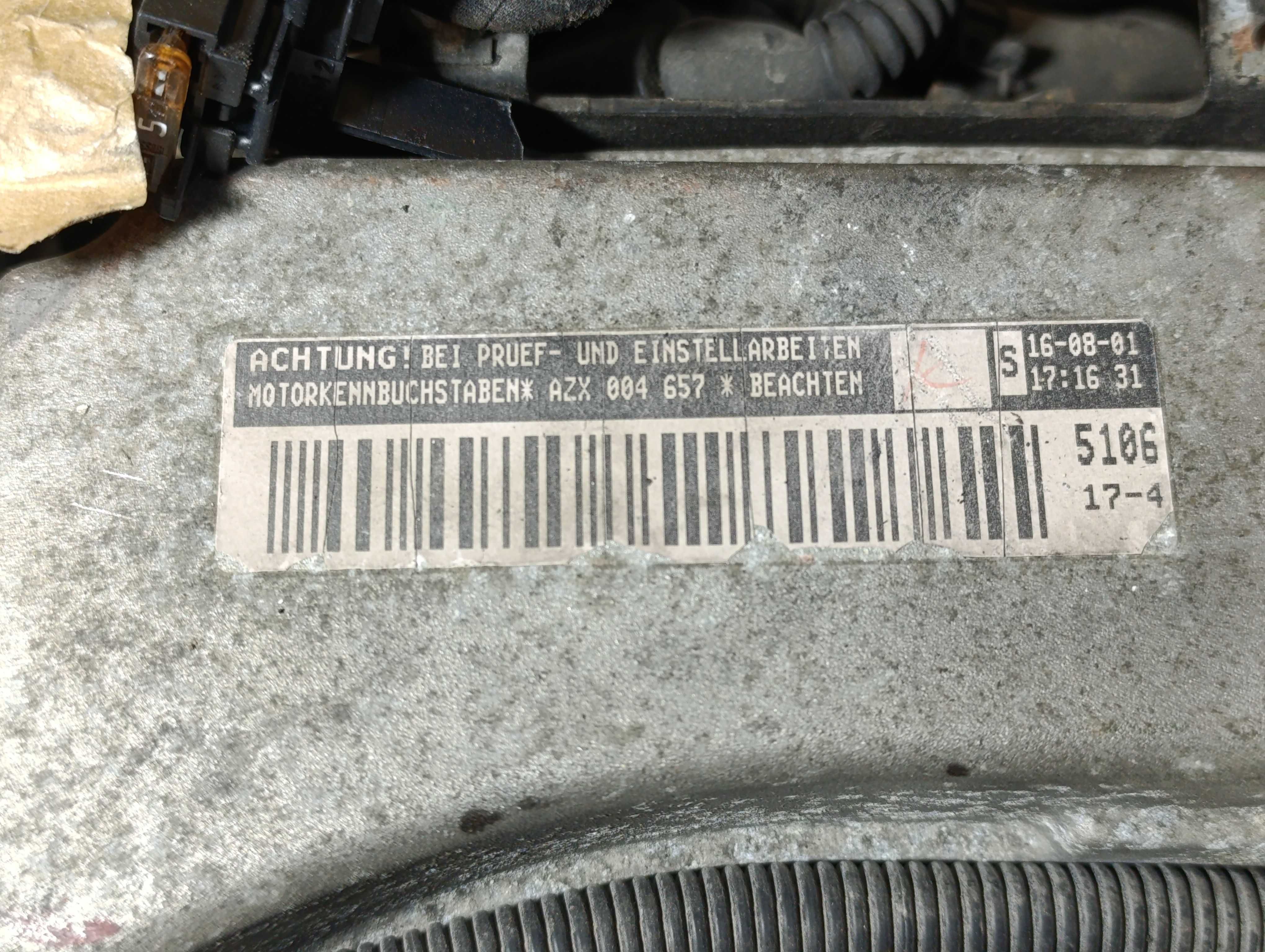 Двигатель AZX 2.3 5цил VR5 Volkswagen VW Passat B5 + рест 170л.с.