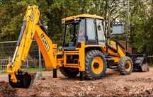 Аренда экскаватора погрузчика услуги петушок 3в1 пятачок jcb