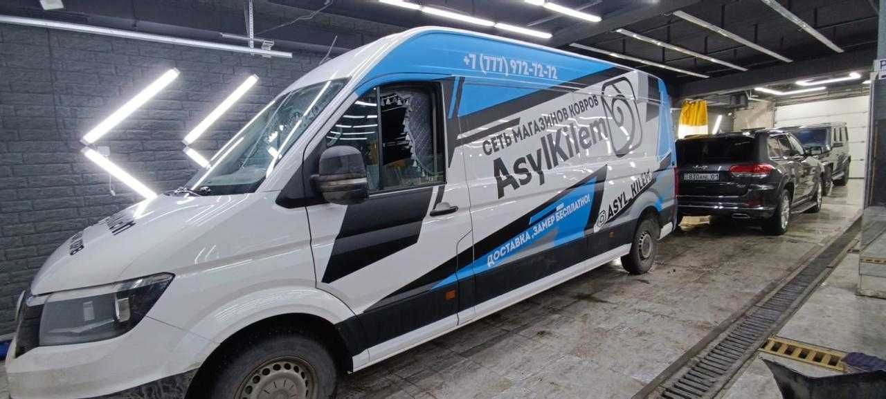 Наклейка на авто, трафарет,брендинг авто, номер на борт,  Астана