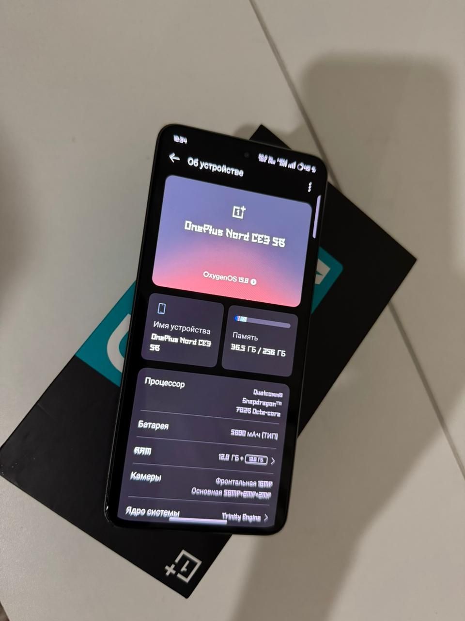 OnePlus Nord CE3(не версия Lite)12+12/256 торг уместен