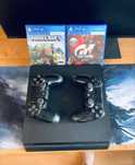 PlayStation 4 Slim 1 TB+ 2 джойстика + MK11 UFC4 Minecraft и другие