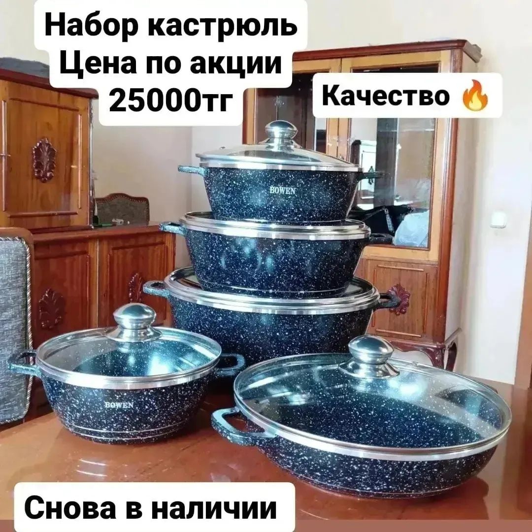 Наборы с покрытием кастрюли