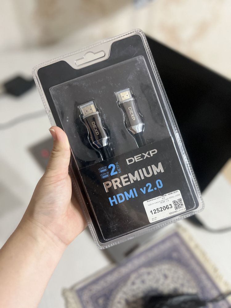 Новый HDMI кабель 2.0 для ТВ, PS5, ноутбука