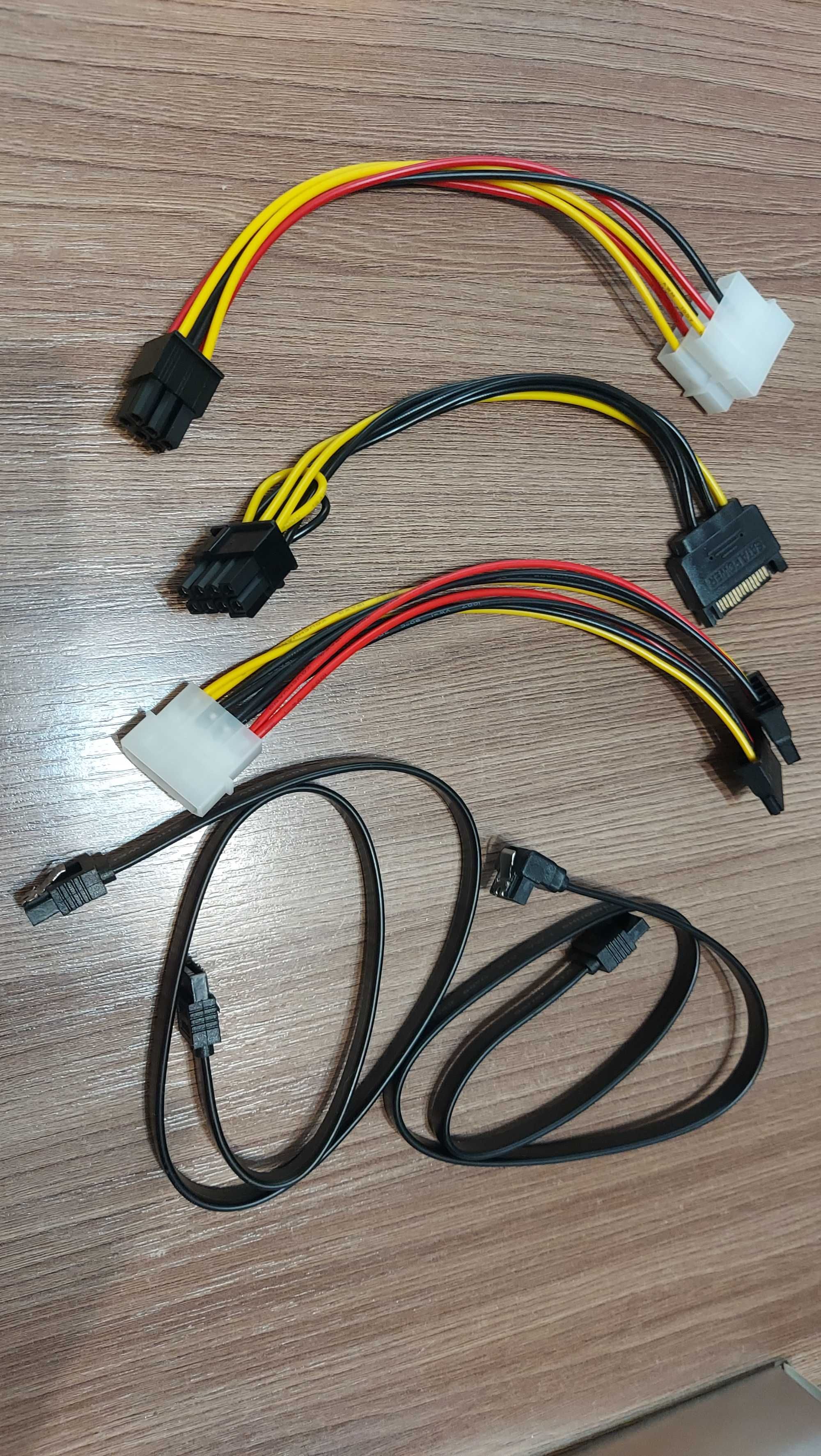 Переходники и кабели питанияi,aux.hdmi.vga.dvi.sata.mini hdmi.Lan