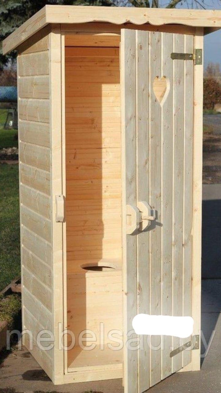 Уличный Деревянные туалет для дачи и Коттеджей