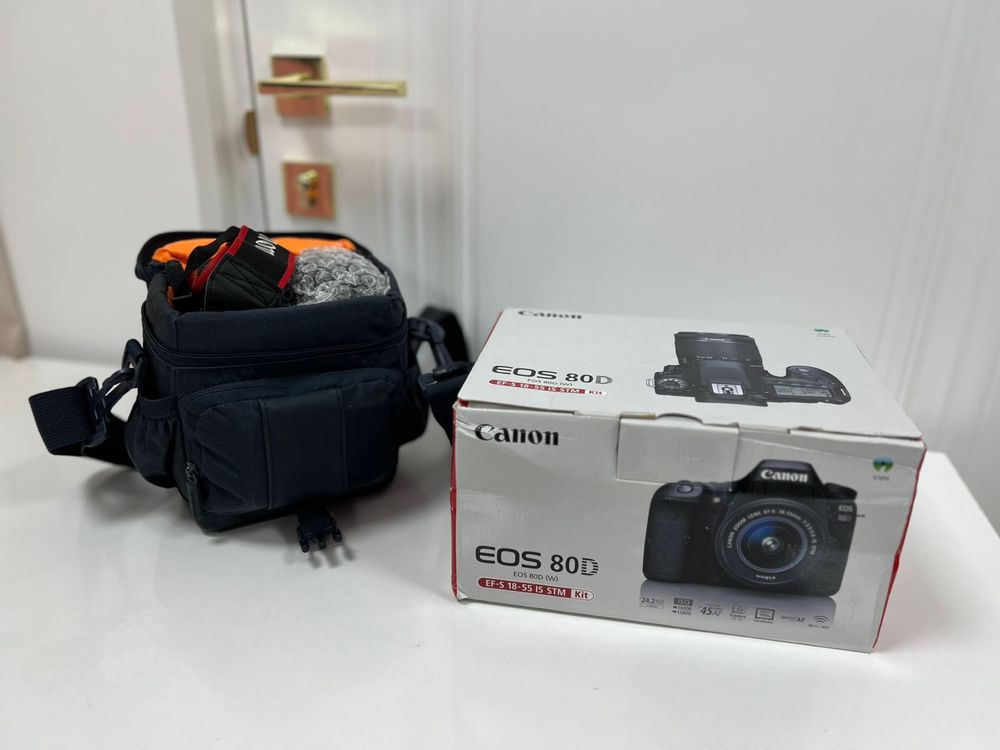 Продается профессиональный фотоаппарат Canon EOS 80D