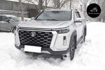 Защита порогов с алюминиевой площадкой для CHANGAN HUNTER Plus от 2023
