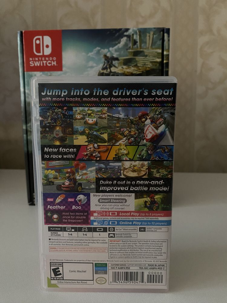 Продам новый Nintendo switch oled The Legend of Zelda Edition + MK8