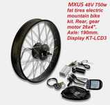 Электронабор для Fat Bike,  MXUS (20x4"), 48v 750w, редукторный, 20x4"