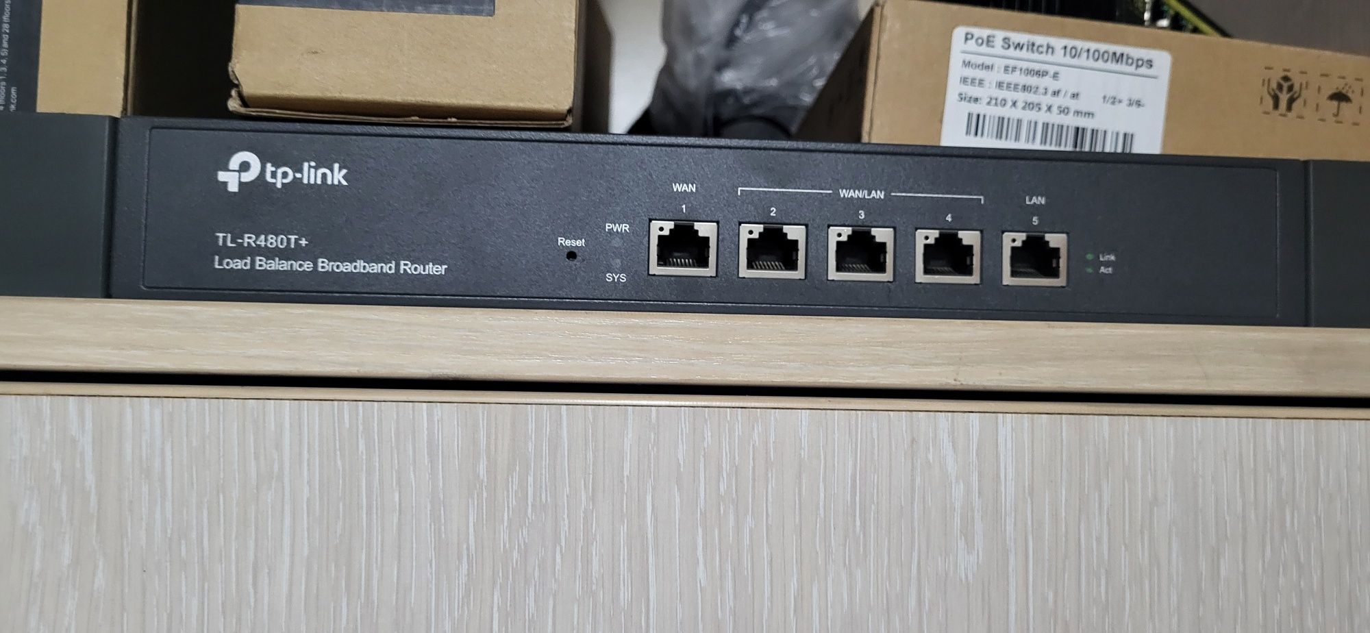 Коммутатор TP-Link TL-R480T+