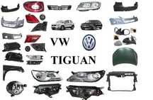 Кузовные детали, капот фара бампер решетка радиатор VW TIGUAN