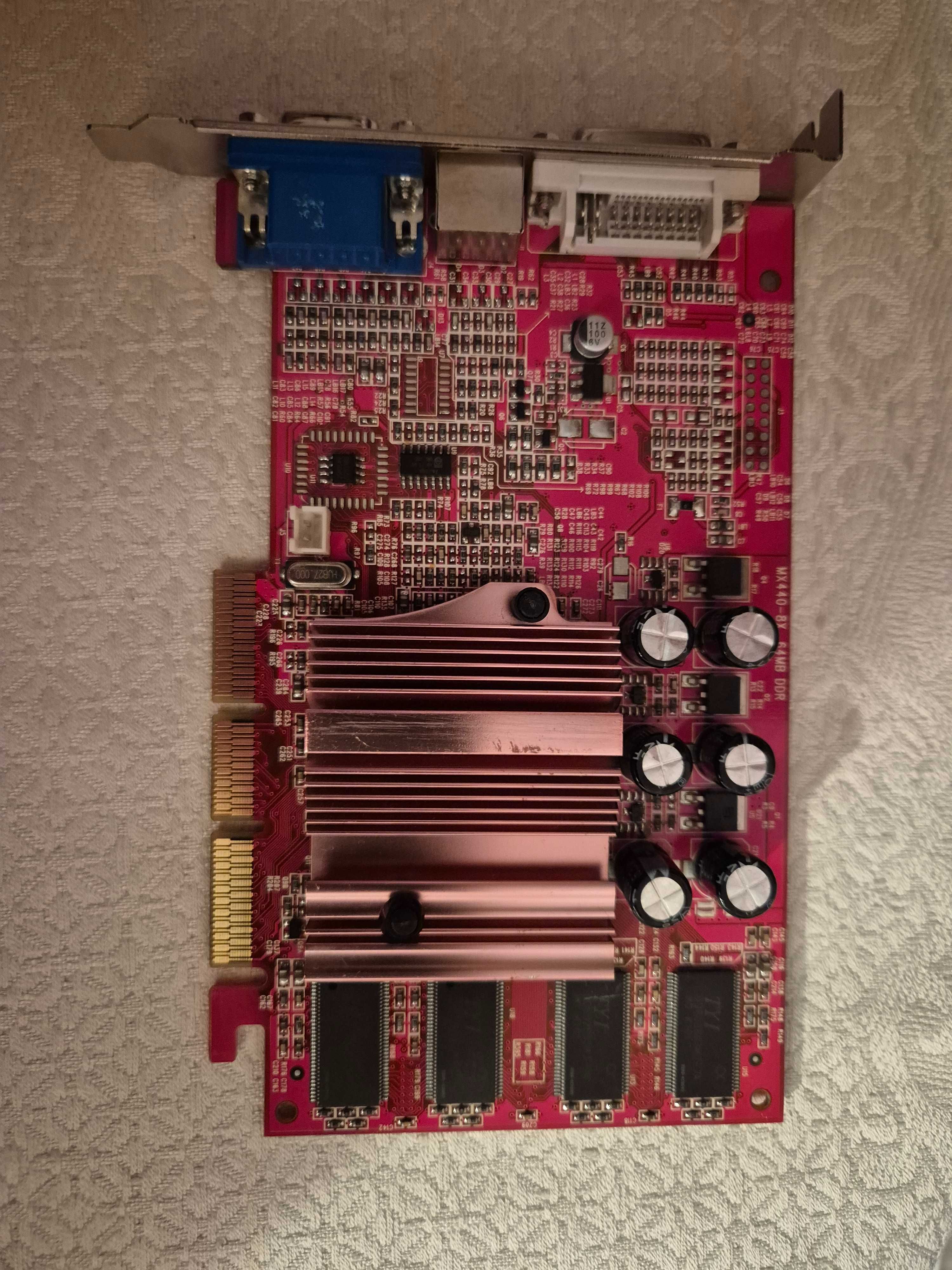 Видеокарта  GEFORCE 4 MX 440 8x 64Mb