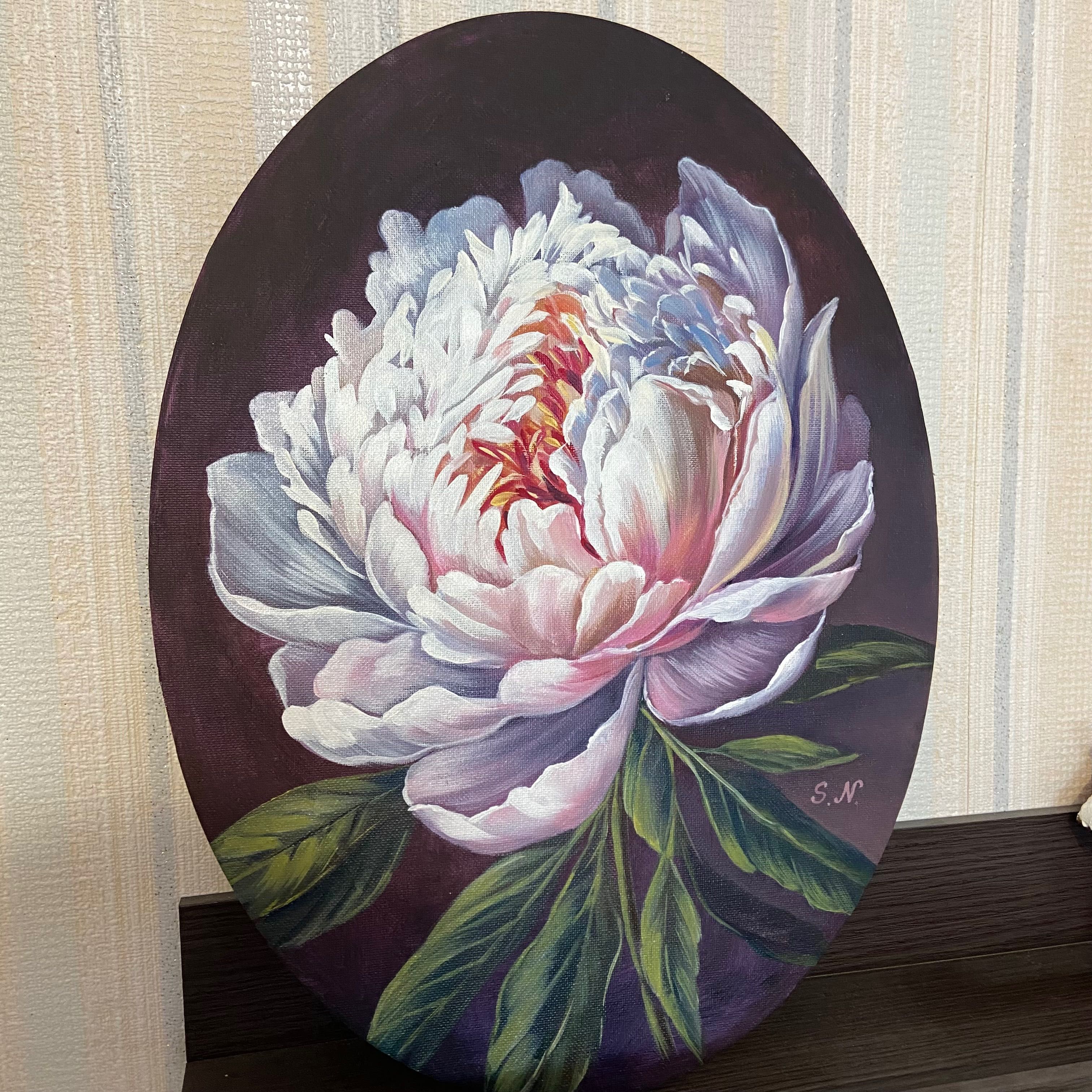 Картина цветы маслом