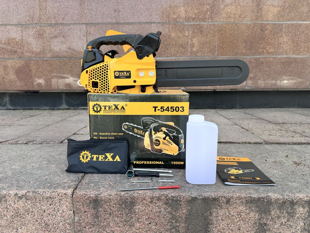 Бензопила маленькая «Texa» 300 мм, 1500 Ватт;