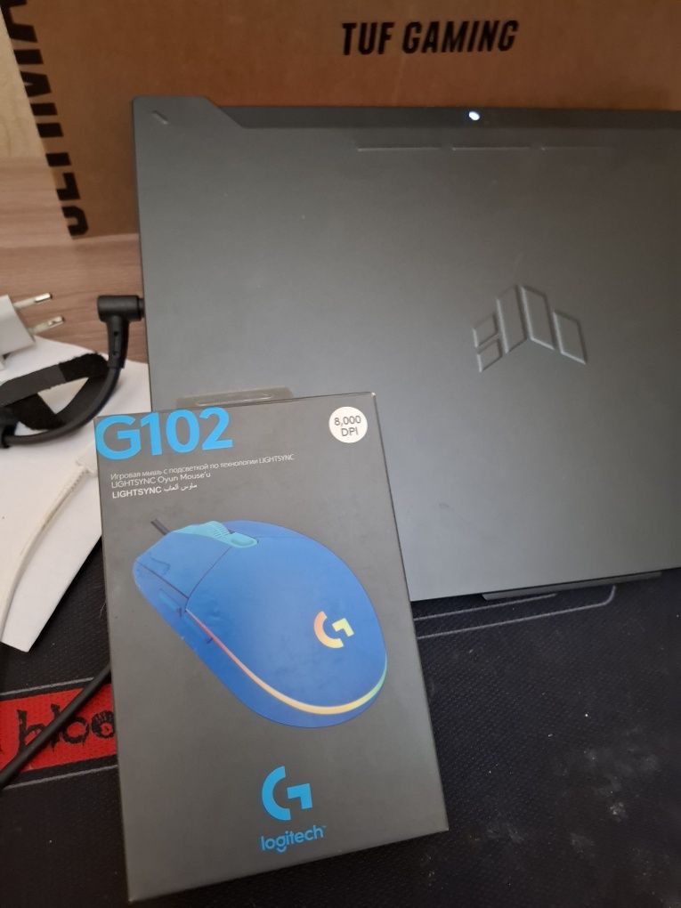 ПРОДАЁТСЯ: Игровой ноутбук ASUS TUF A15 RTX 4060 + Мышка Logitech!