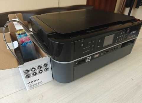 6-ти цветный МФУ струйный Epson PX660 / заправлен / печатает хорошо