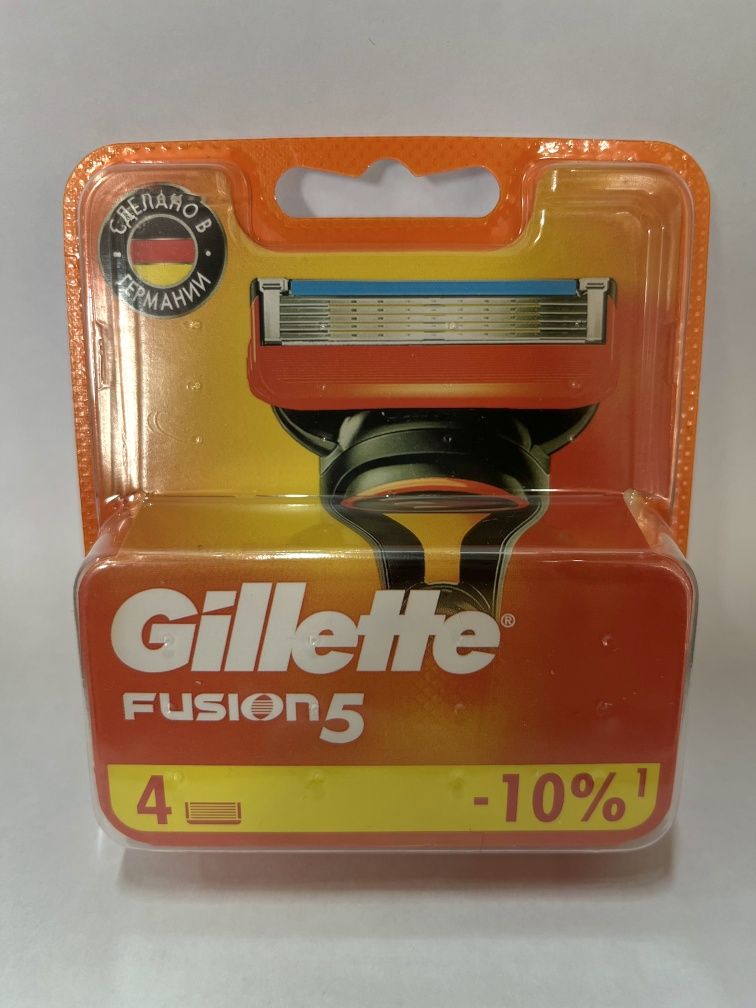 Лезвия для бритвы gilette fusion 5 8шт/4шт