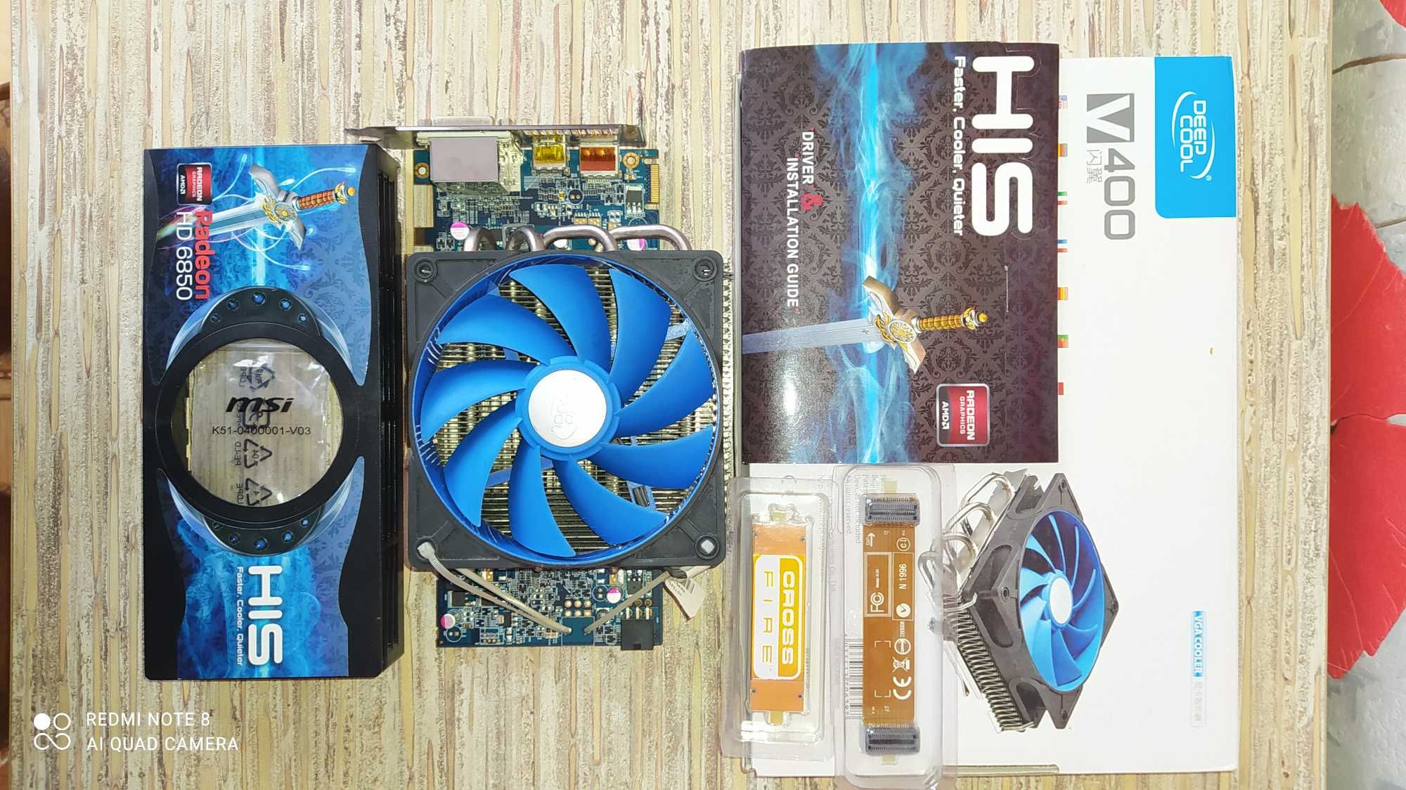 Видеокарта HIS 6850 Radeon