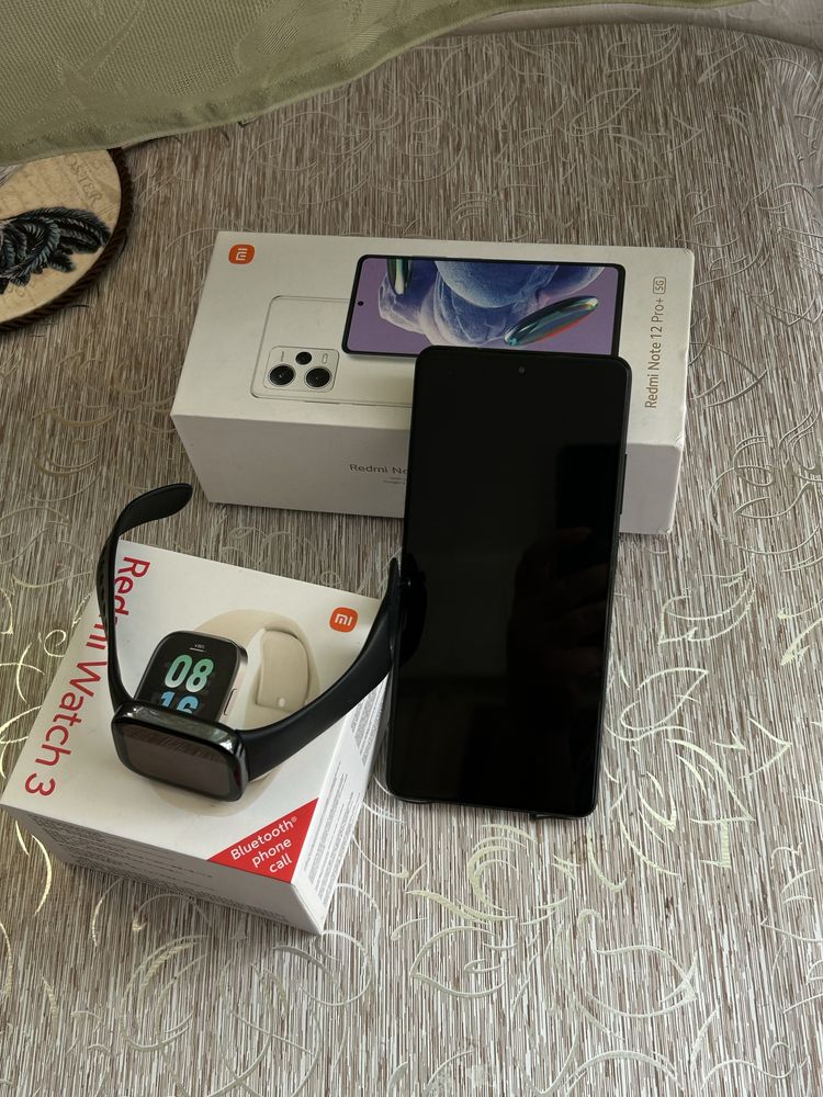 Продается телефон Redmi Note 12 Pro + 5G с часами