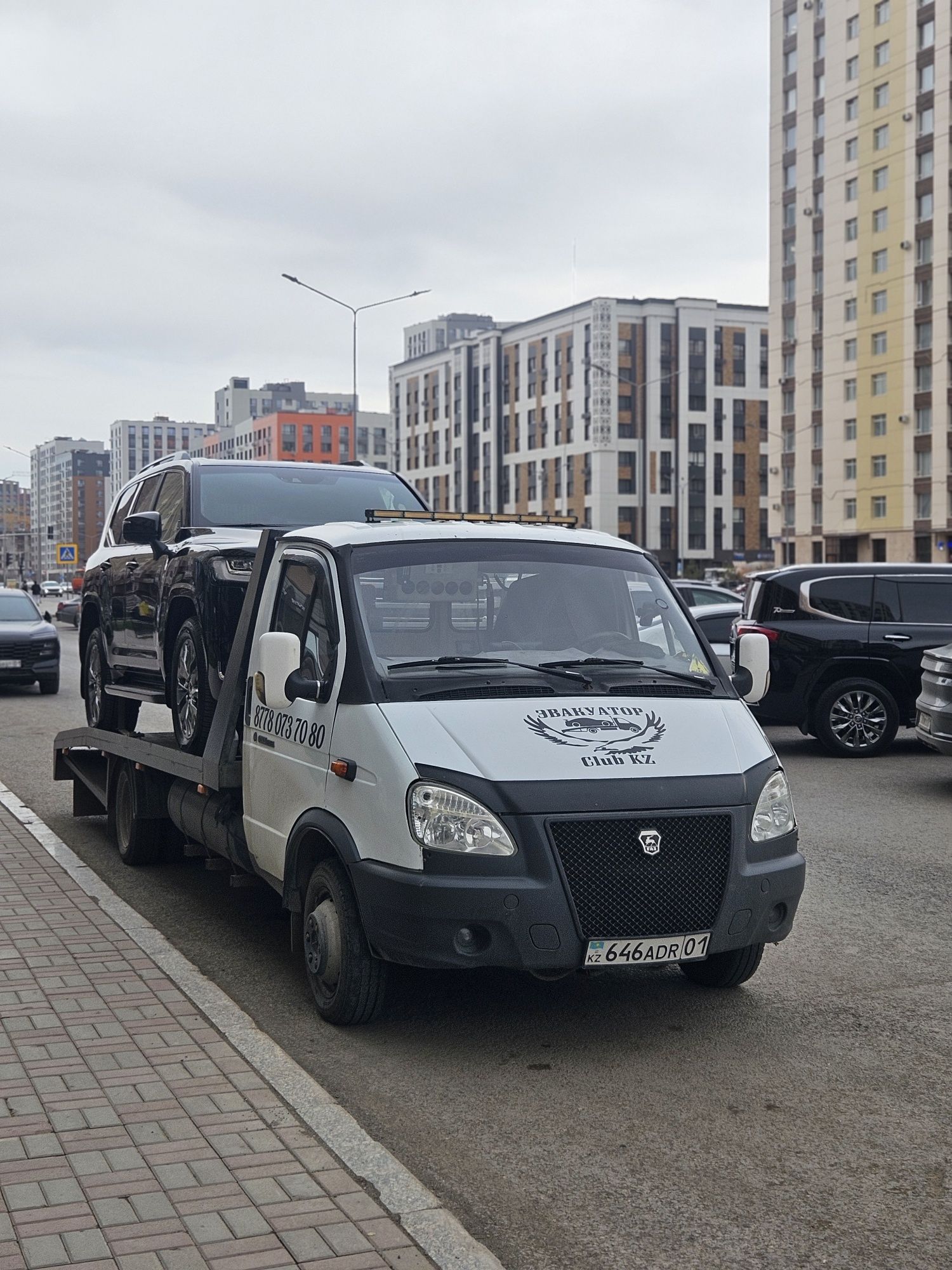 Эвакуатор. Автовоз Астана Караганда круглосуточно срочно рядом