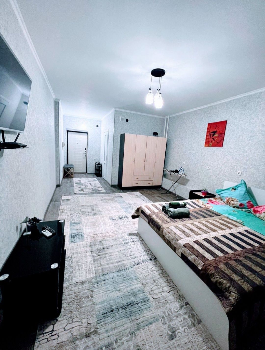 1 ком квартира в мкр. Нурсат посуточно