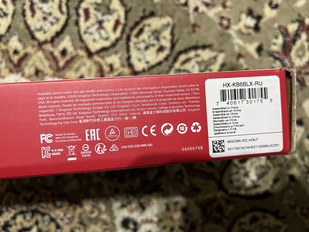 Механическая игровая клавиатура HyperX Alloy Origins