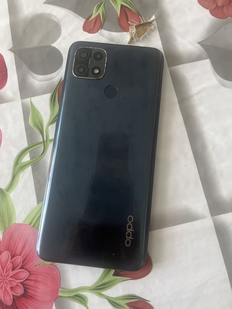 Oppo A15s, темные синий