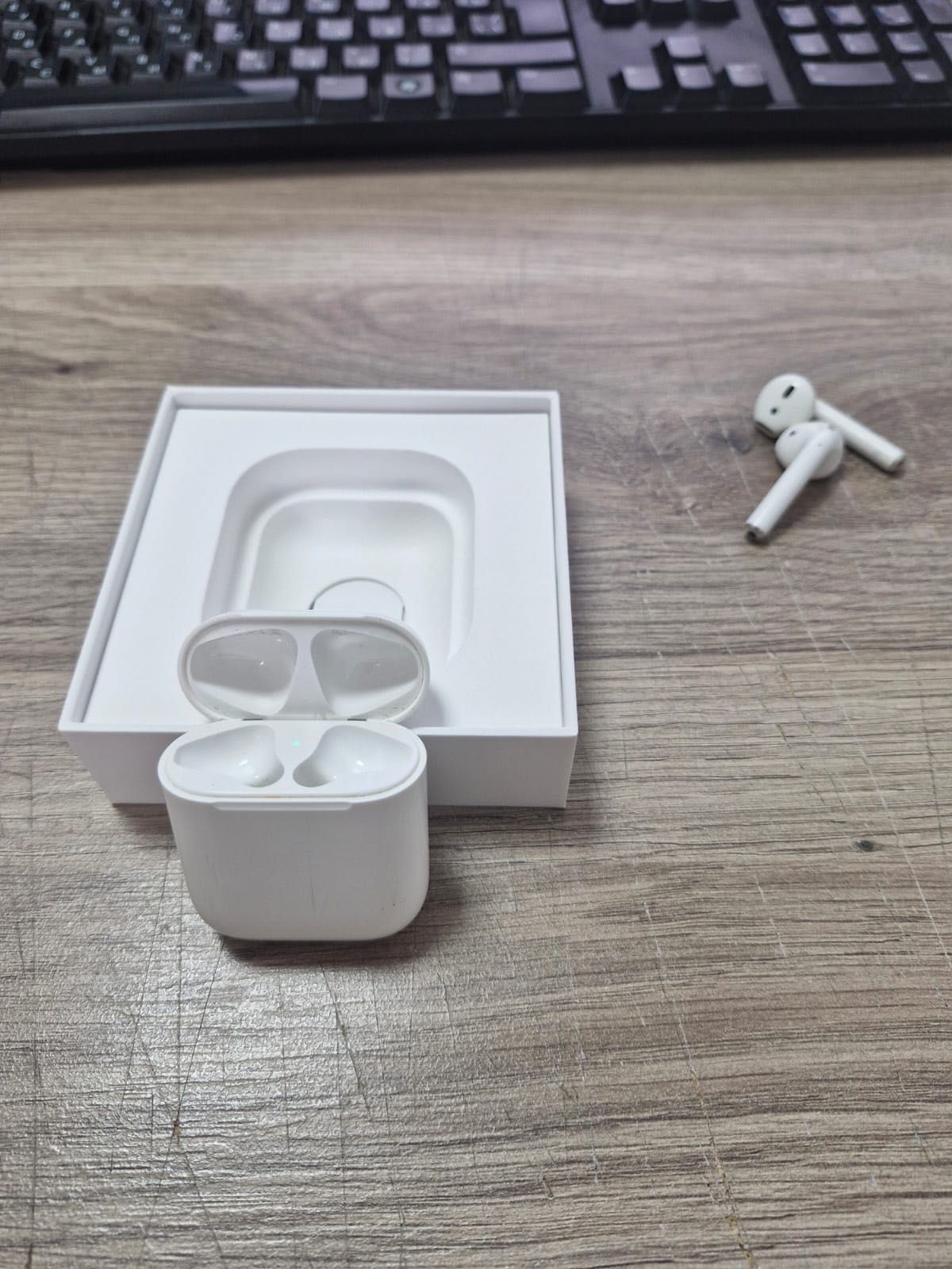 Наушники airpods2, зарядный кейс, зарядка iphone оригинал