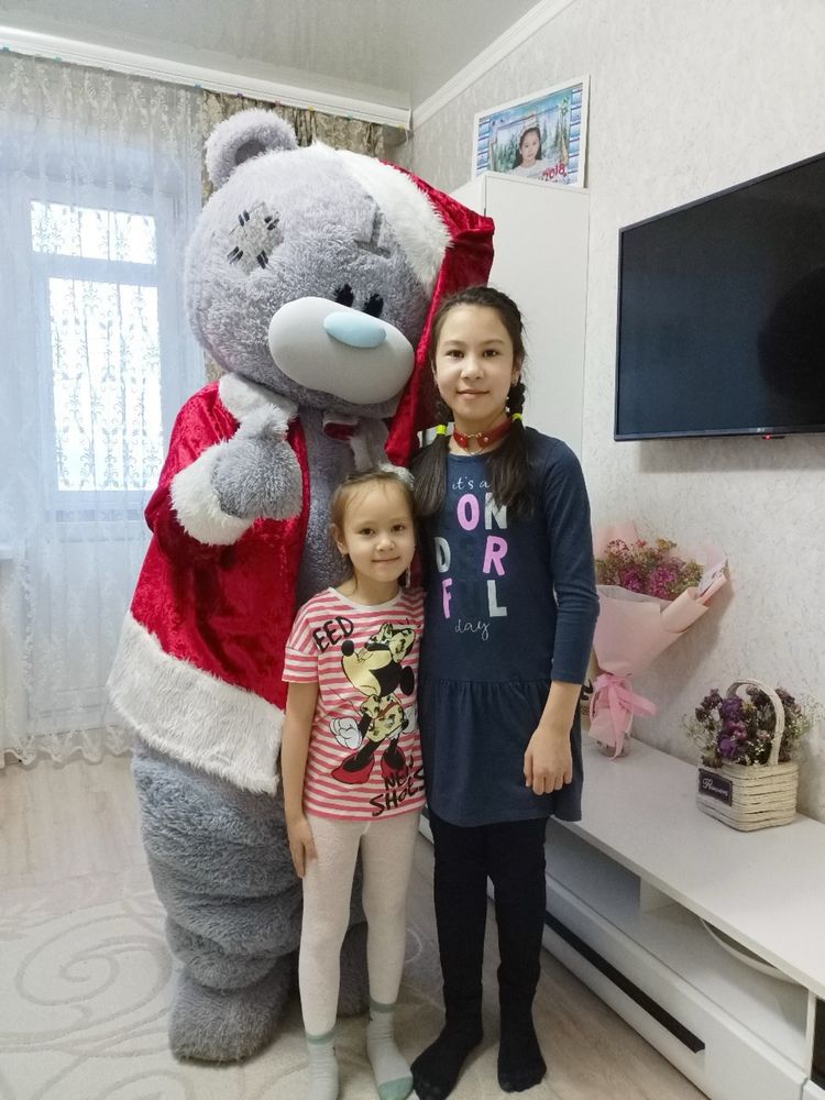 Санта тедди поздравление