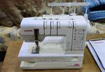 Новая распошивальная машинка JANOME COVER PRO D MAX