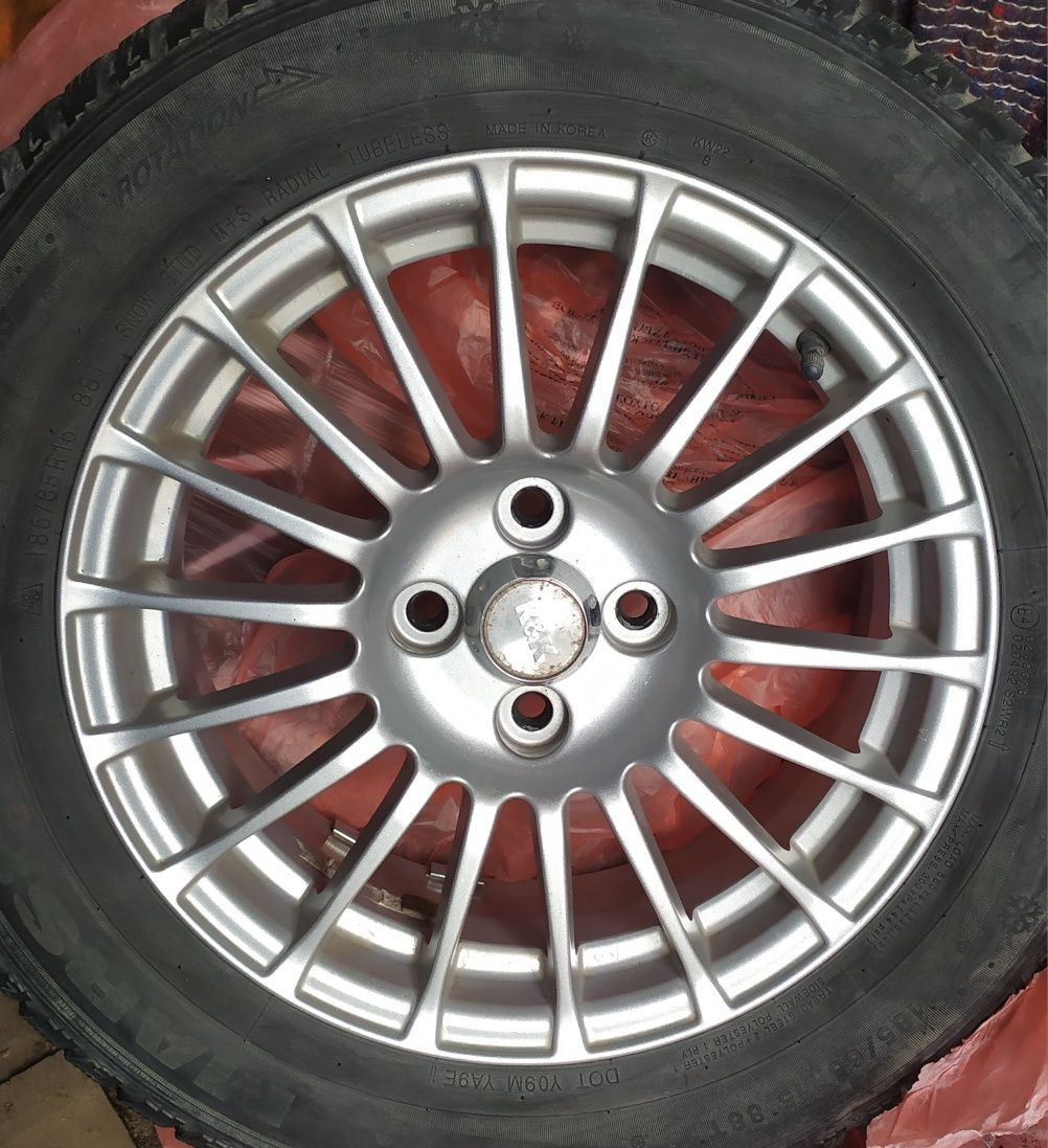Зимняя резина Cordiant Snow Cross 2 с дисками K&K R15 (4×100)