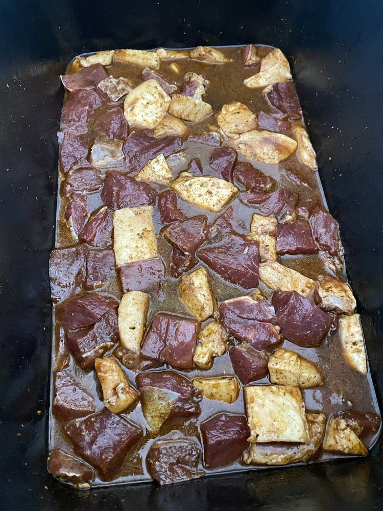 Маринованное Мясо на Шашлык