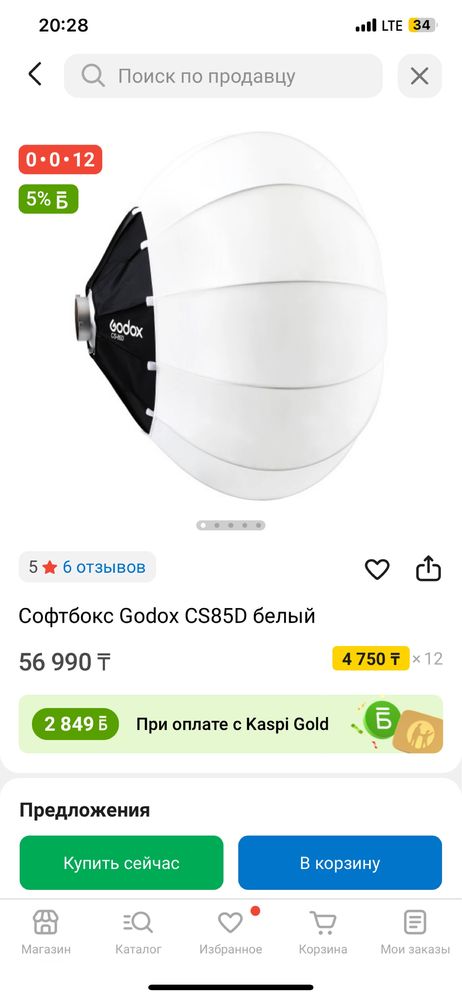 Постоянный свет Godox SL 60W