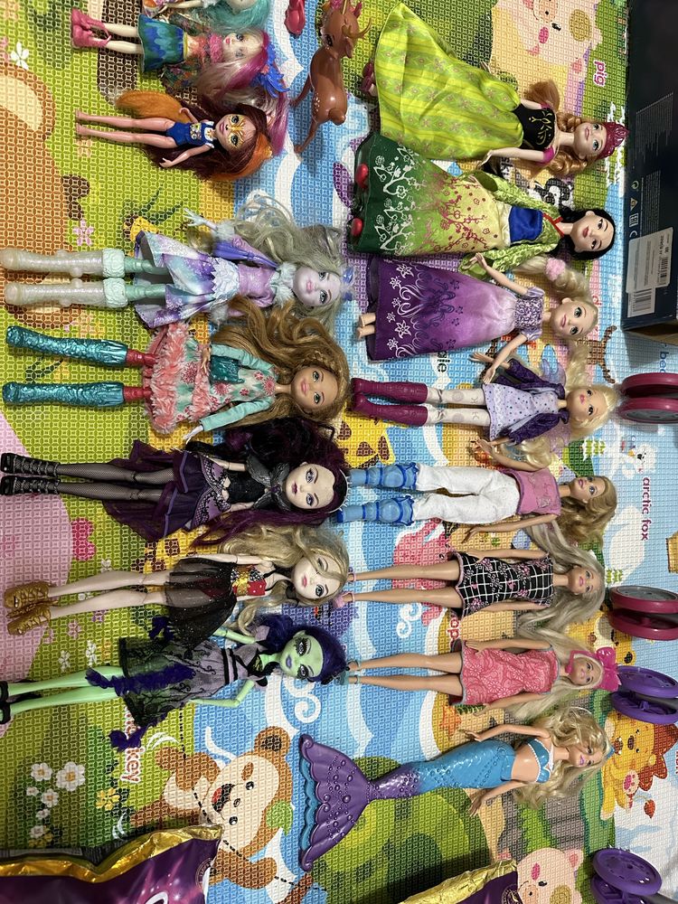 Продам куклы Barbie,  Enchantimals, Aver after High, Mulan, Winx