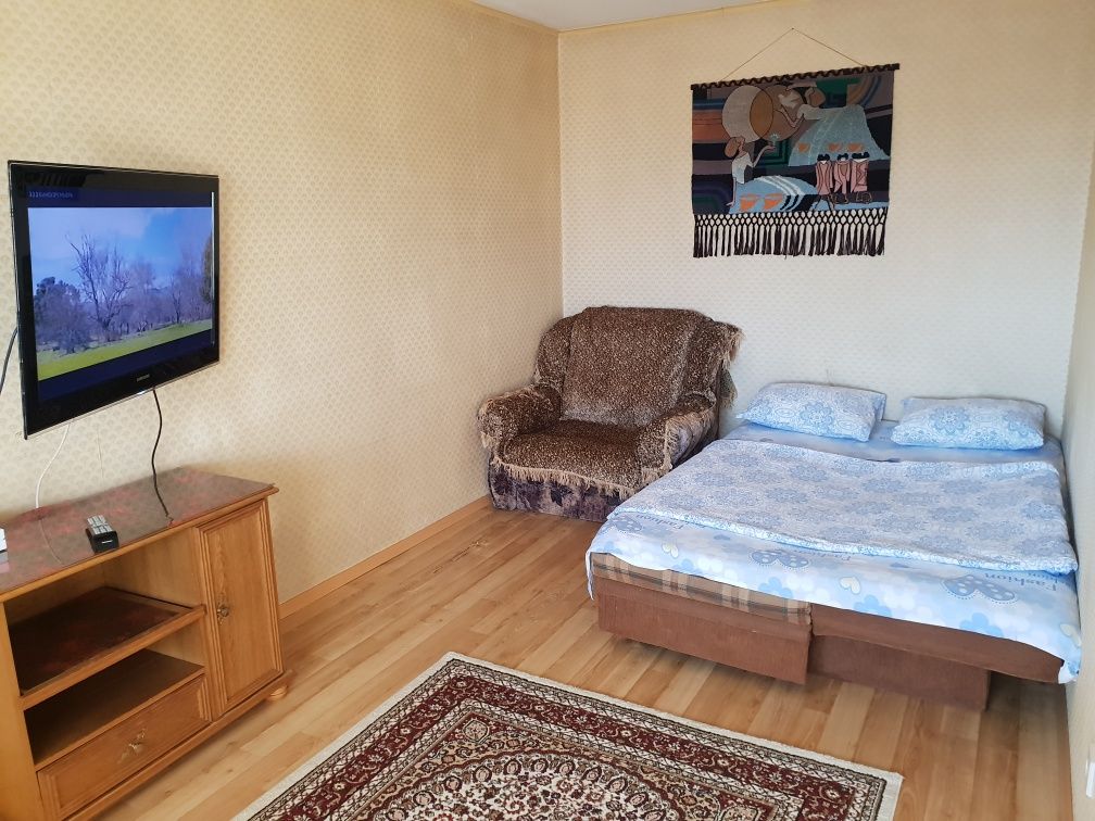 1ком.Казахстан72 -КОНДИЦИОНЕР,СамыйЦентр/Wi-Fi,SMART TV/Почас