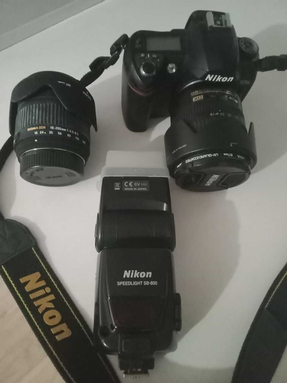 Фотоаппарат Nikon D70s, вспышка Nikon SB-800, обьектив Sigma 18-200mm.