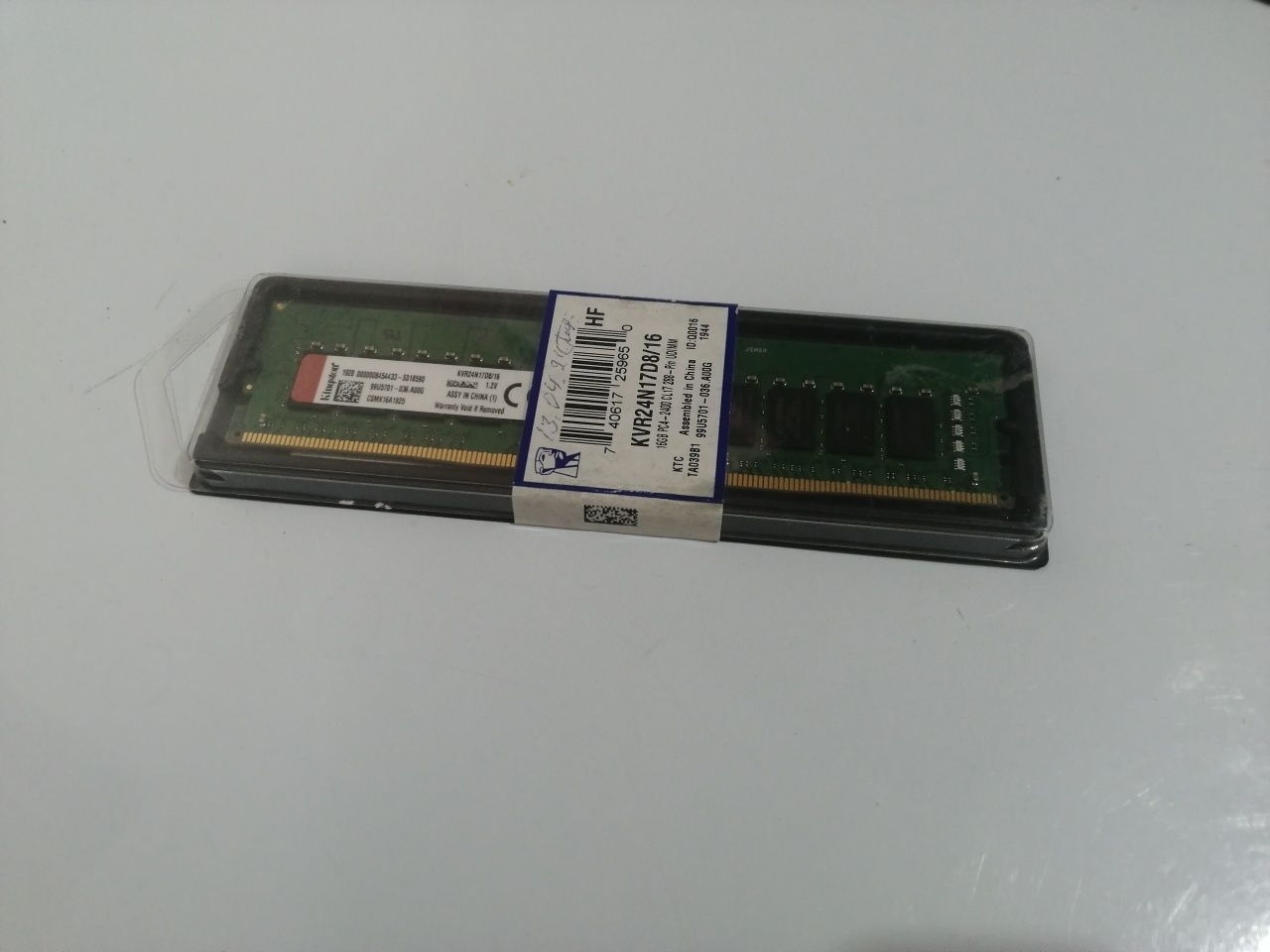 Оперативная память Kingston 16ГБ DDR4