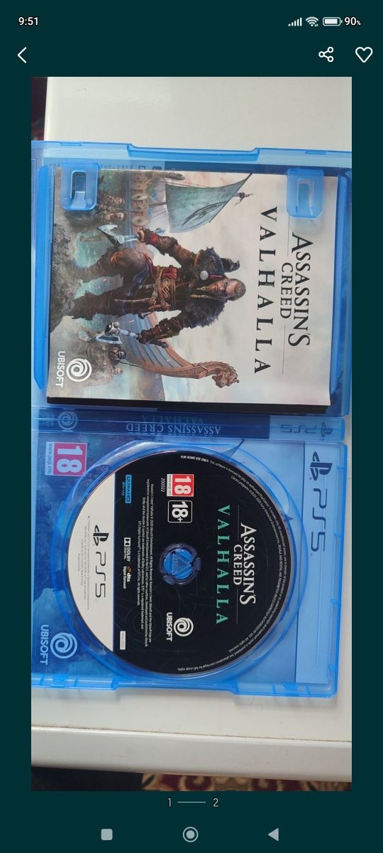 Assassin's creed Valhalla продам 12.000 или обмен дисками