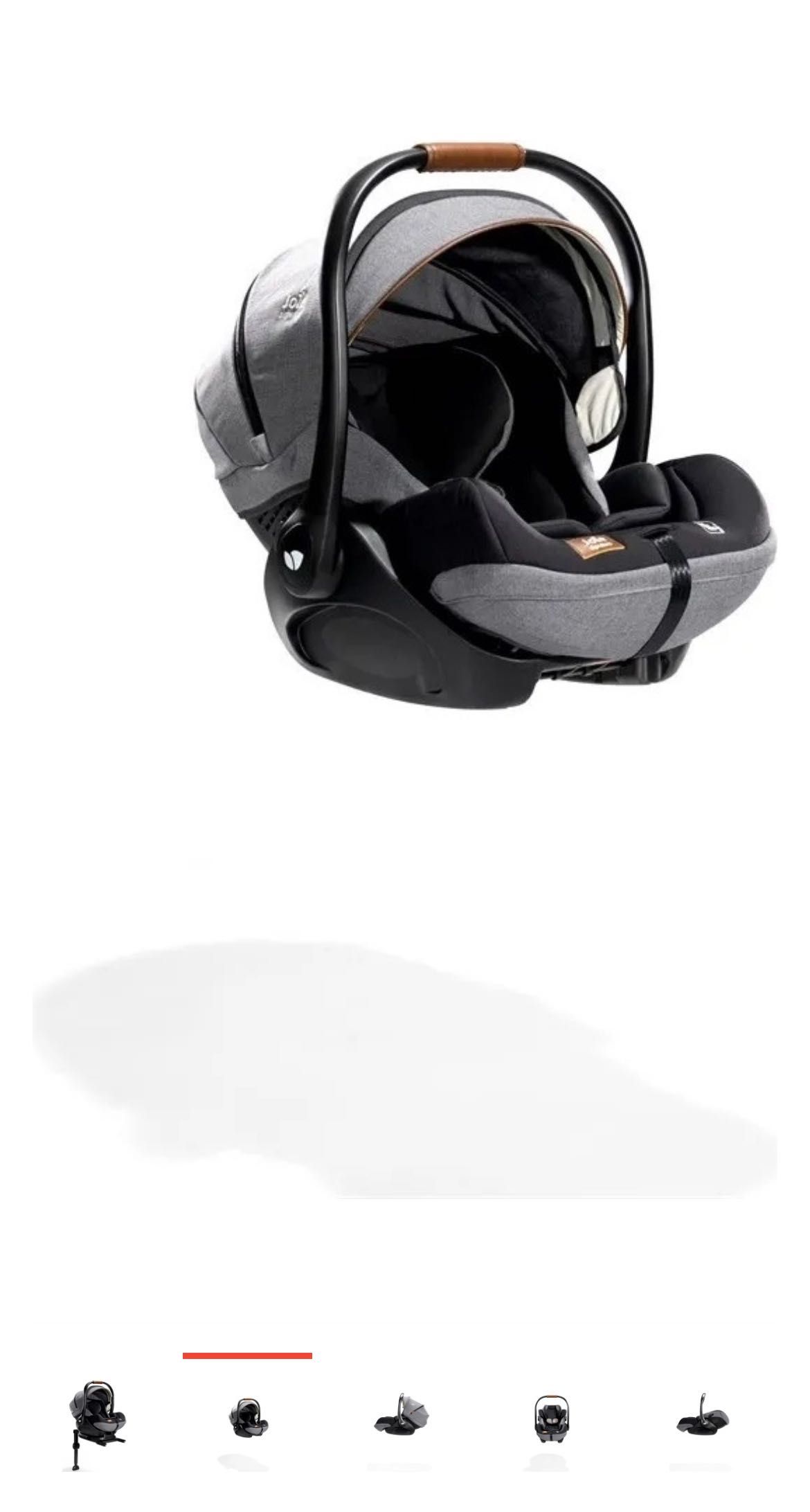 Автолюлька Joie ILevel 0+ (до 13 кг) серый