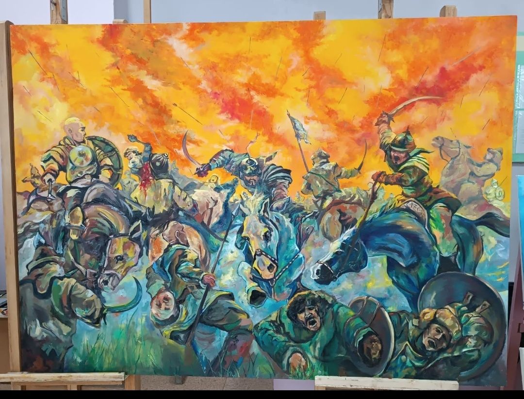 Картина "Война" 180/130см  тг